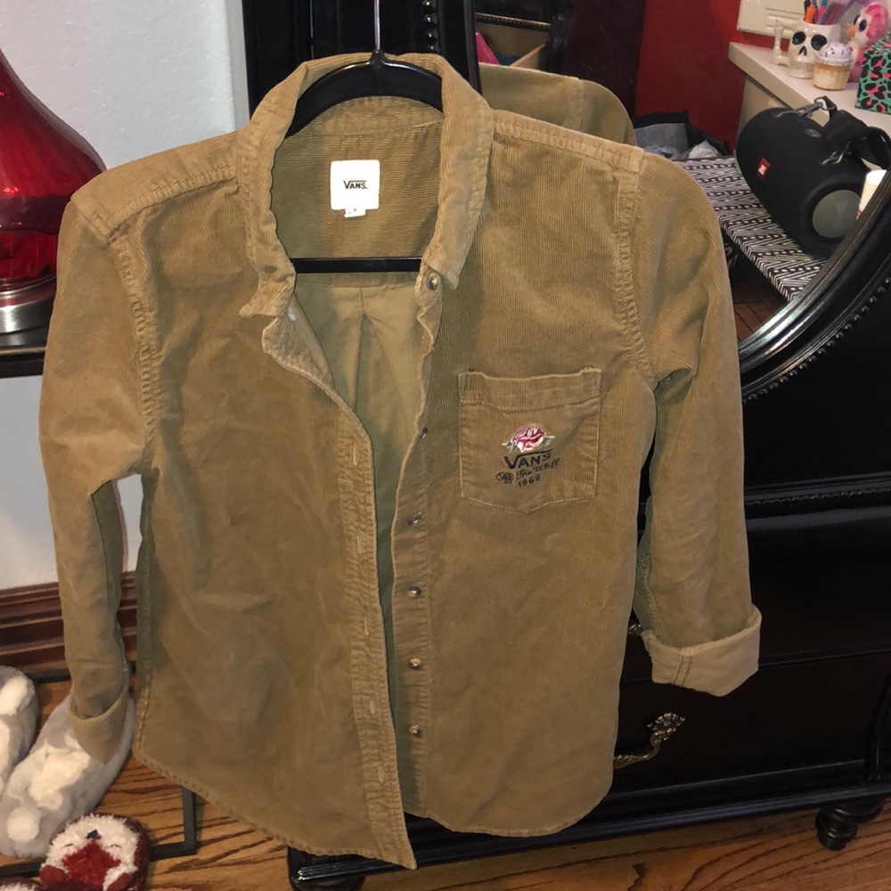 Vans corduroy shirt